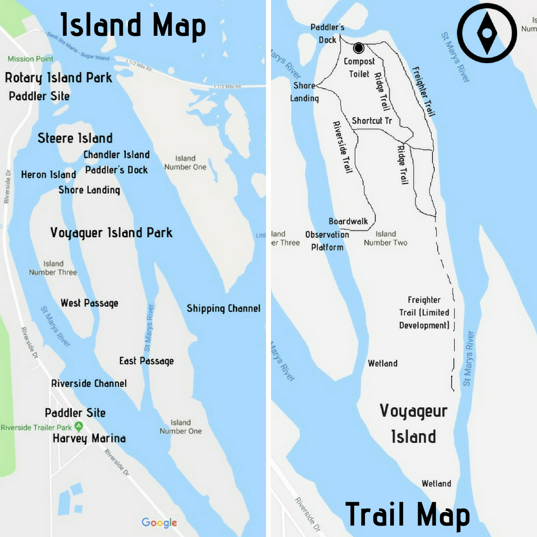 Voyageur Island Area Maps