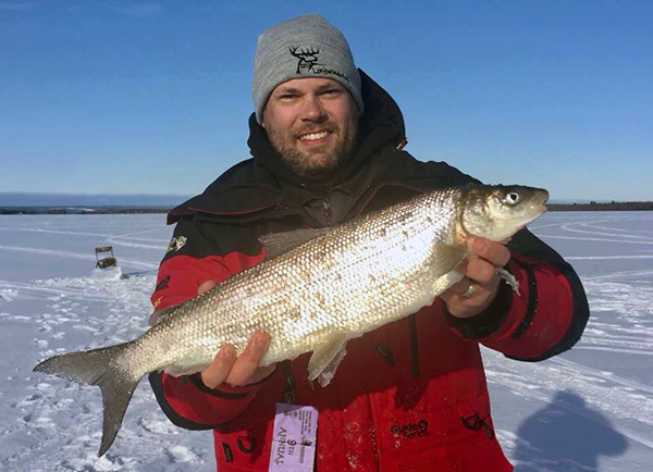 Ice Fishing in Sault Ste. Marie, Michigan