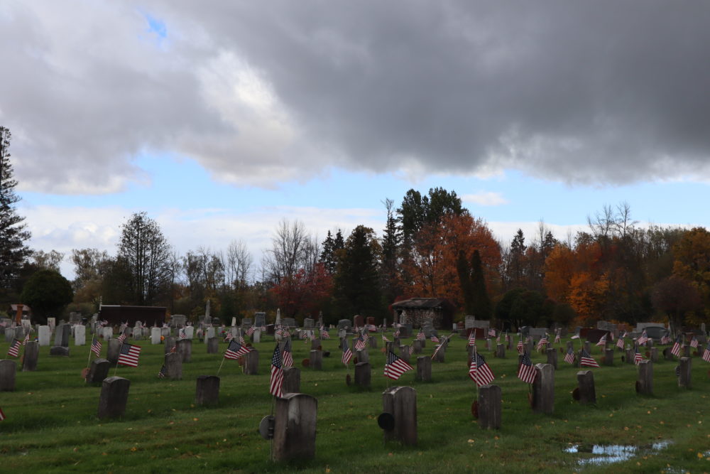 fall cemetery