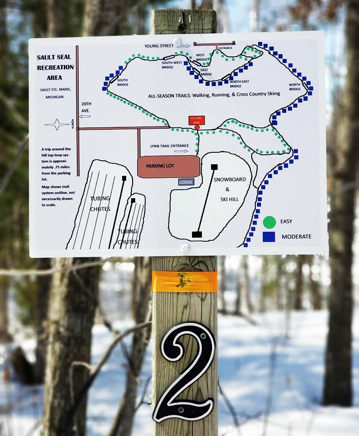 lynn trail hiking sign