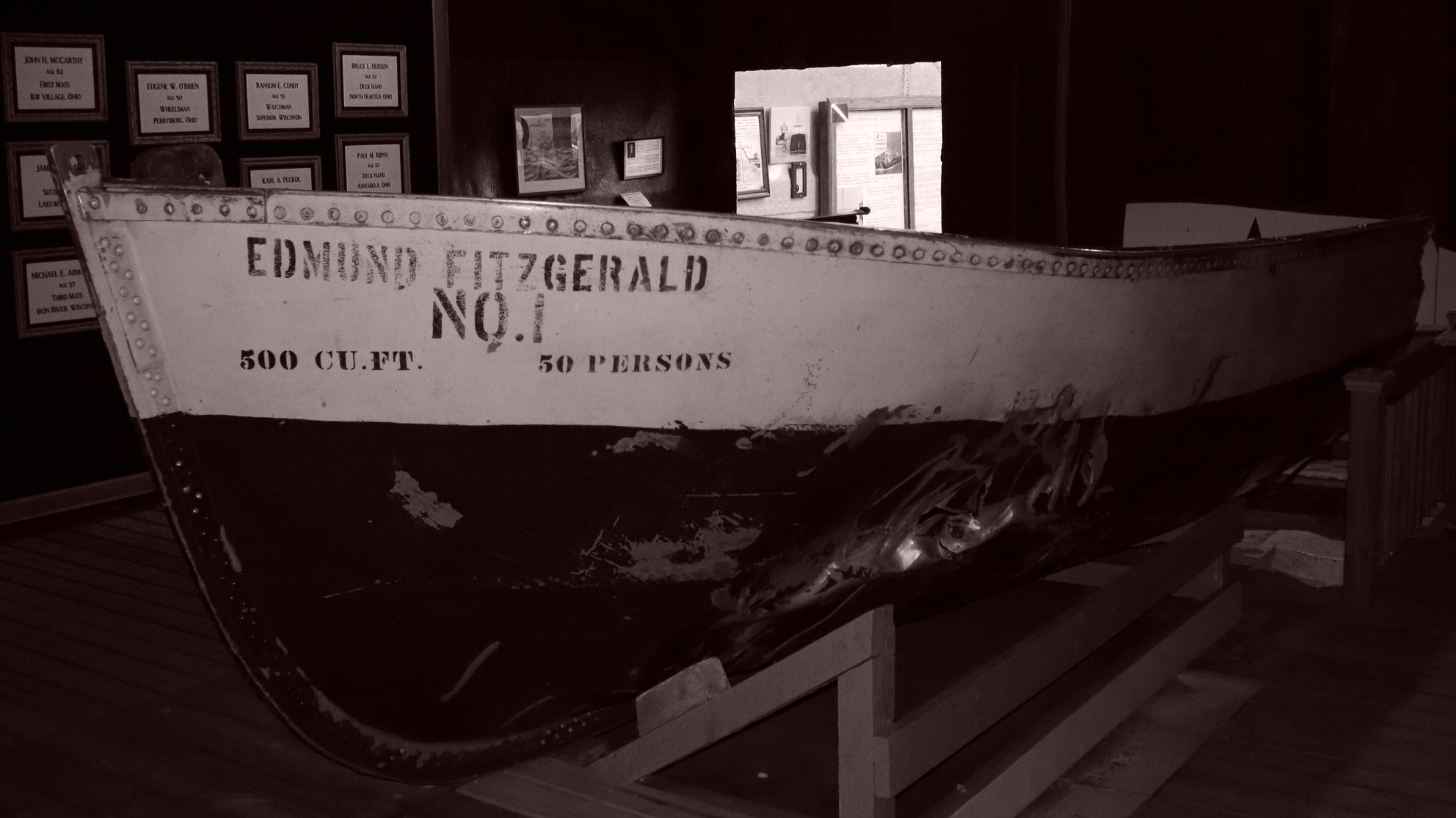 edmund fitzgerald life boat