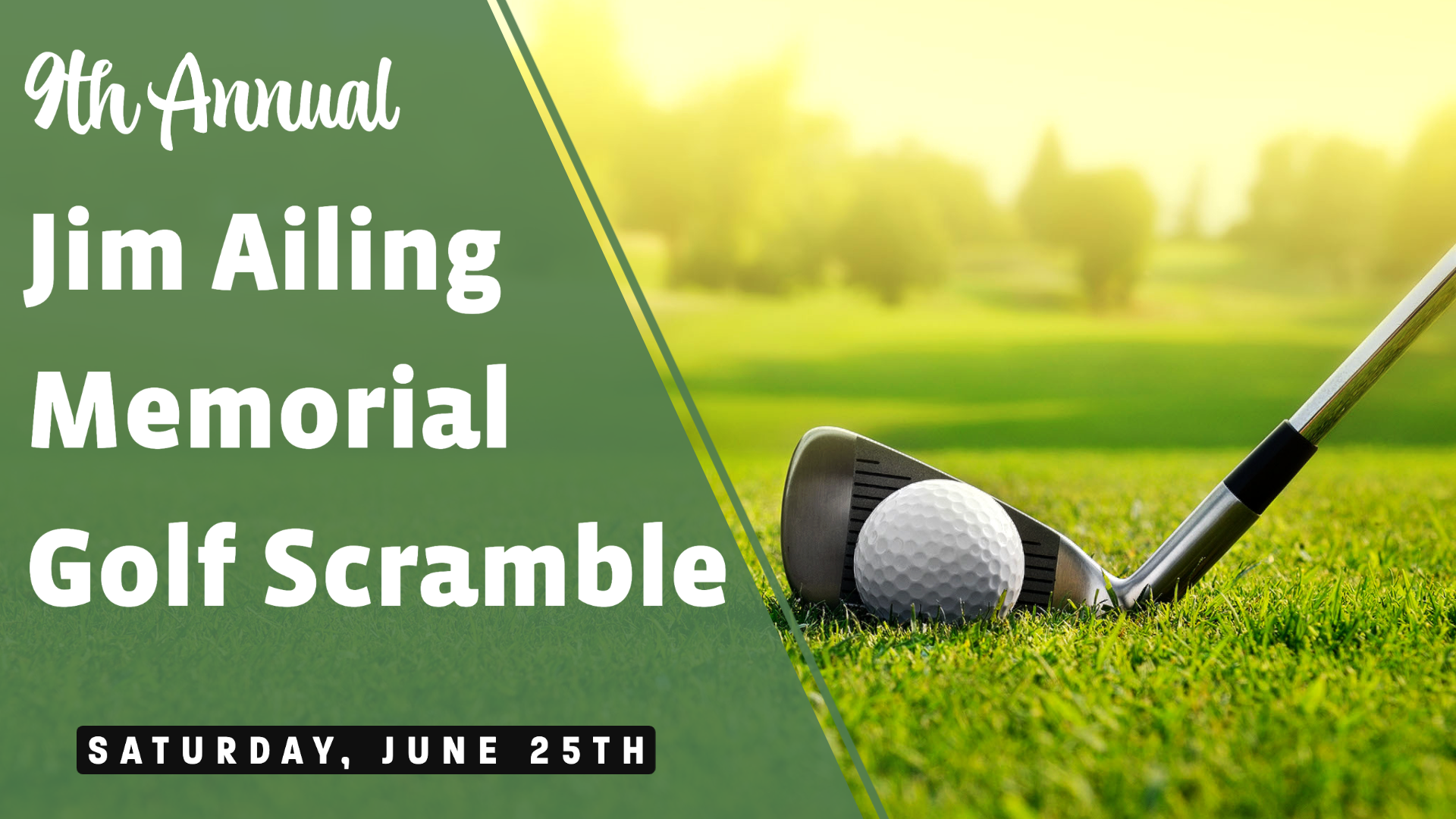 jim ailing memorial golf scramble