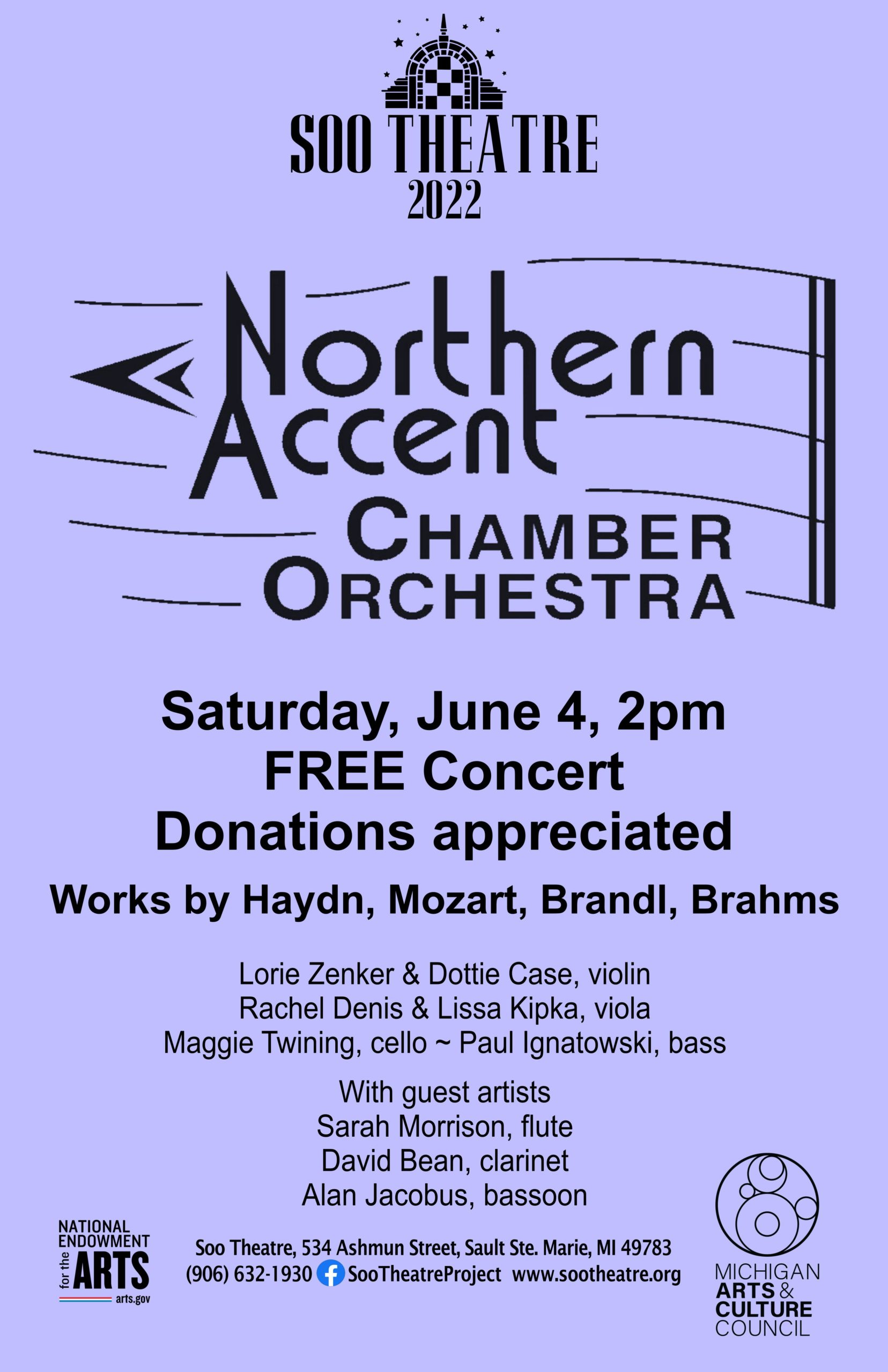 northern accent chamber orchestra 2022