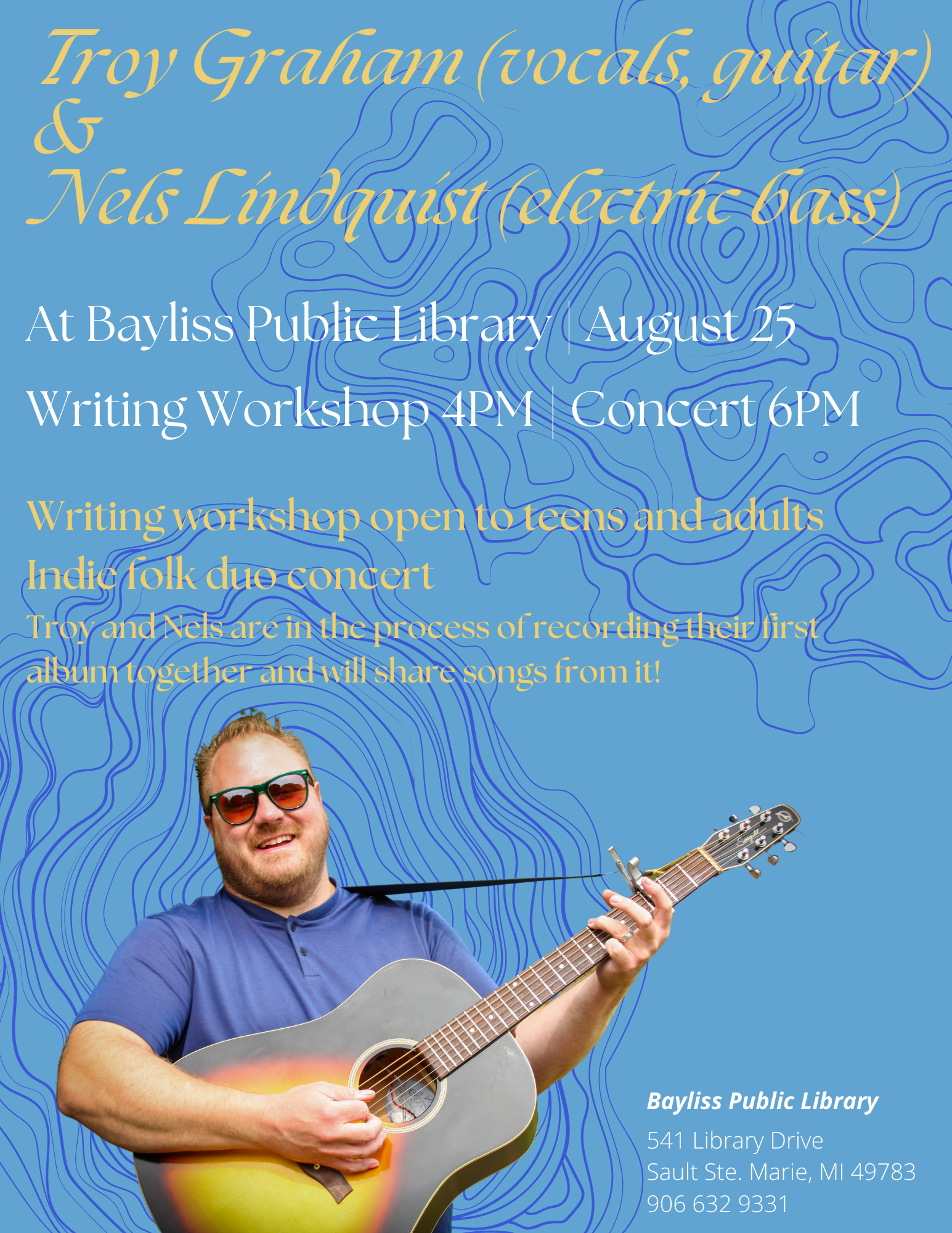 Troy graham at bayliss public library