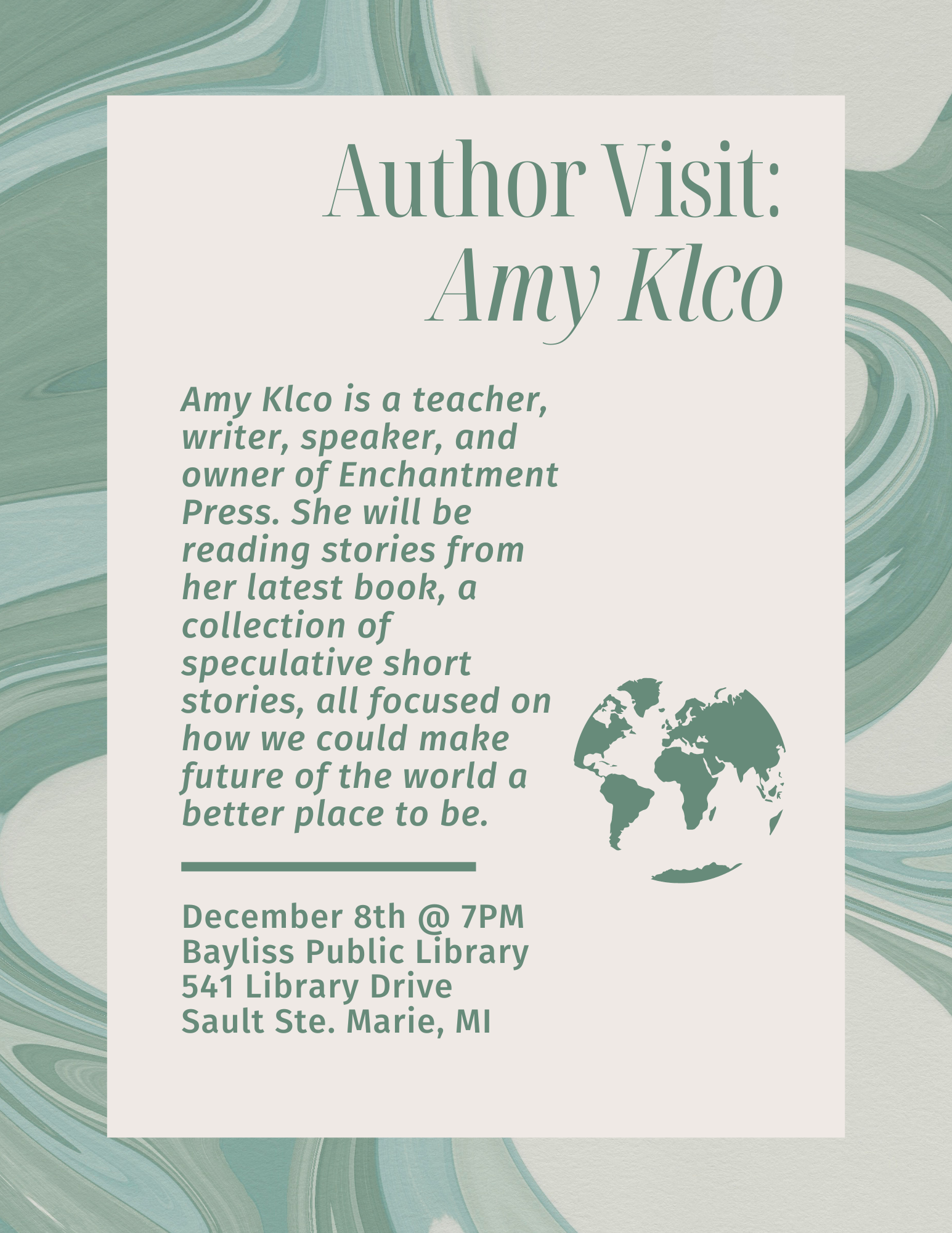 Amy klco author visit