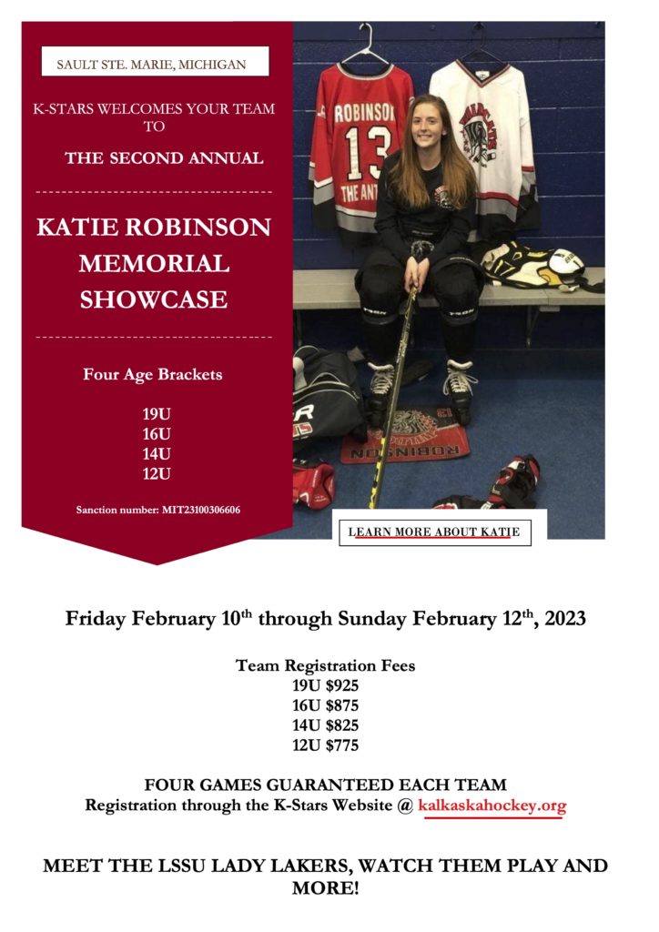 katie robinson memorial showcase infographic