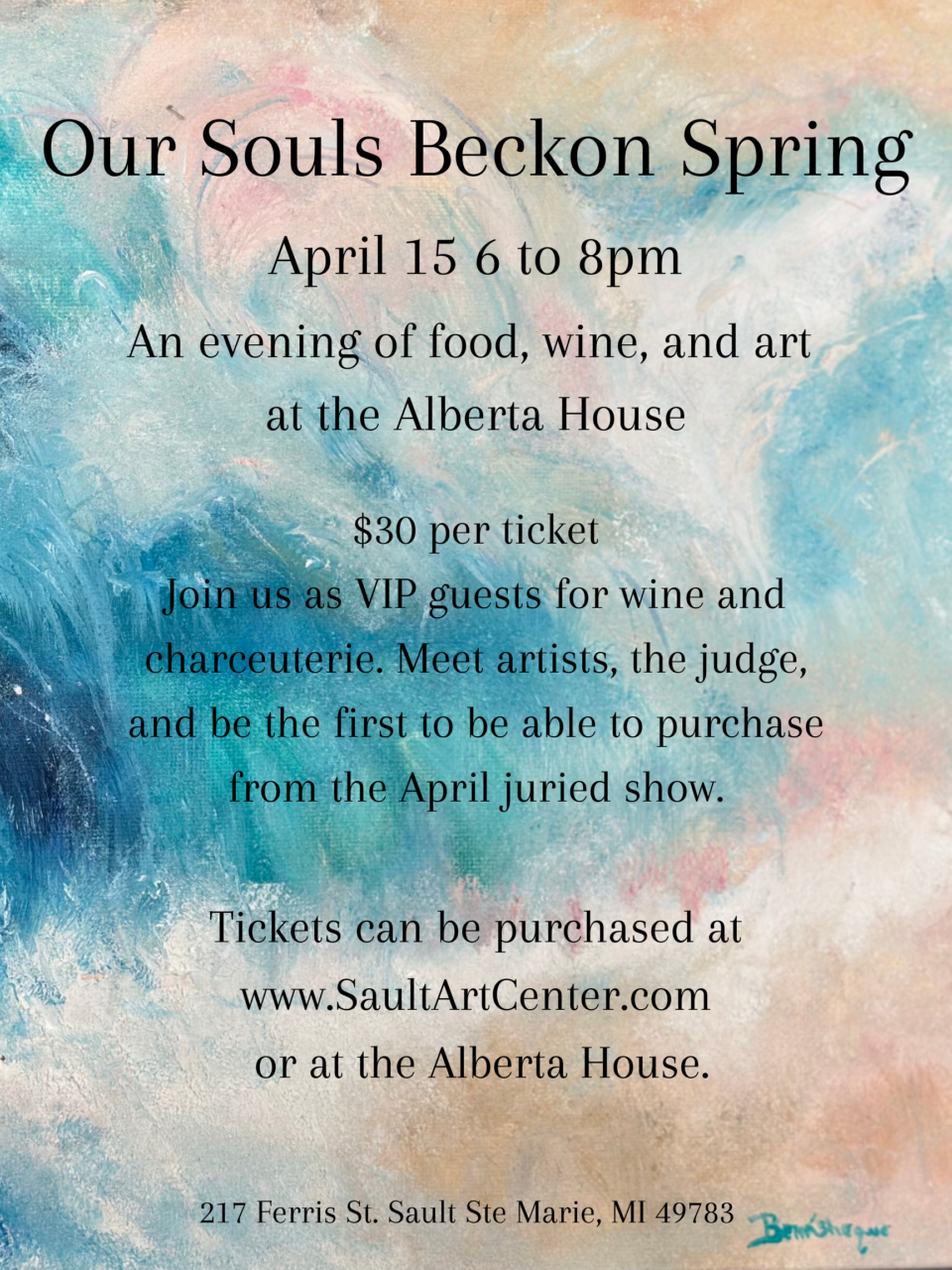 food wine and art at the alberta house