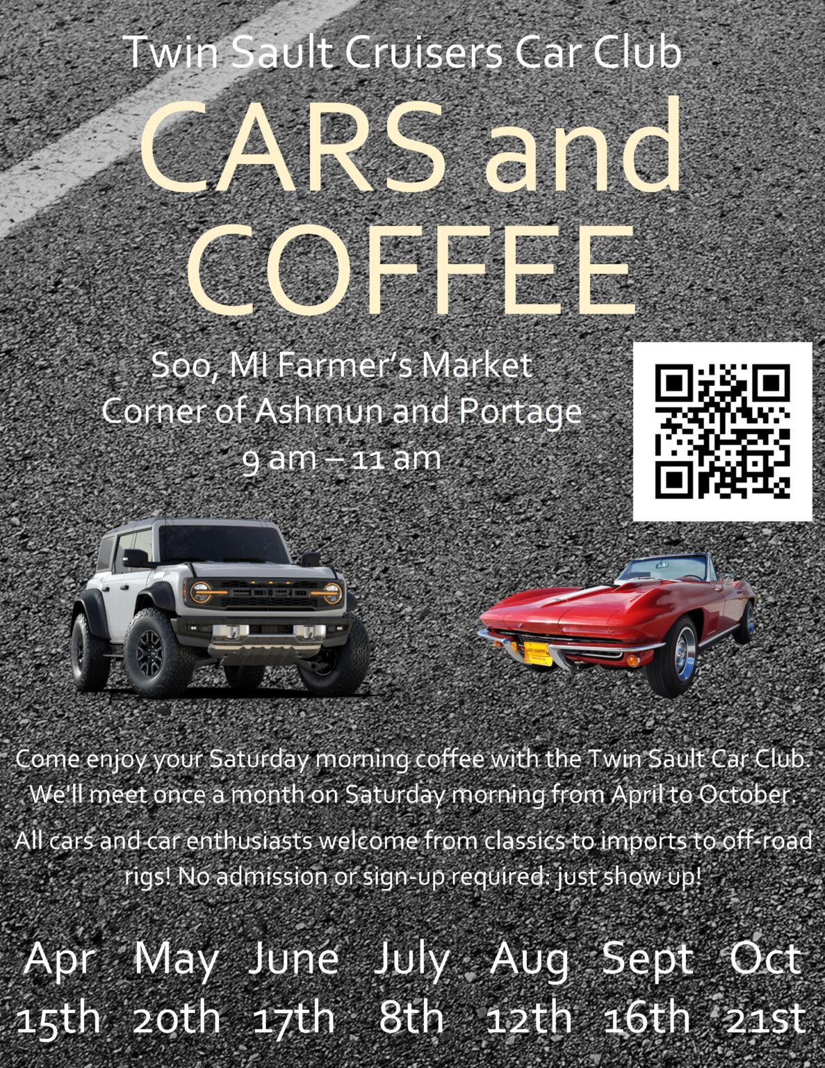 Twin Sault Cars and Coffee Sault Ste Marie CVB