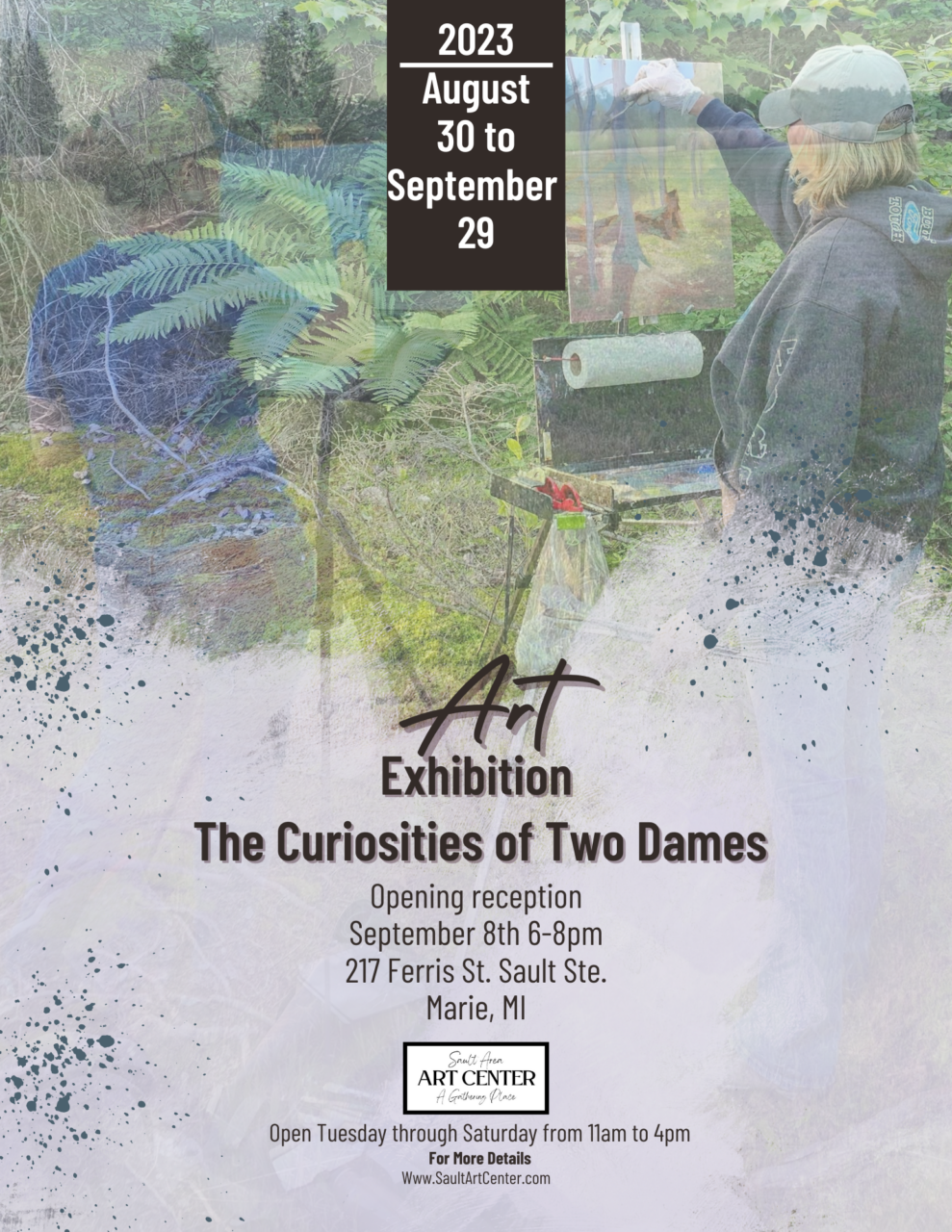 The Curiosities of Two Dames Art Exhibition Opening Reception