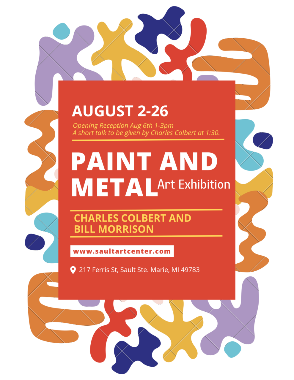 paint & metal art exhibition