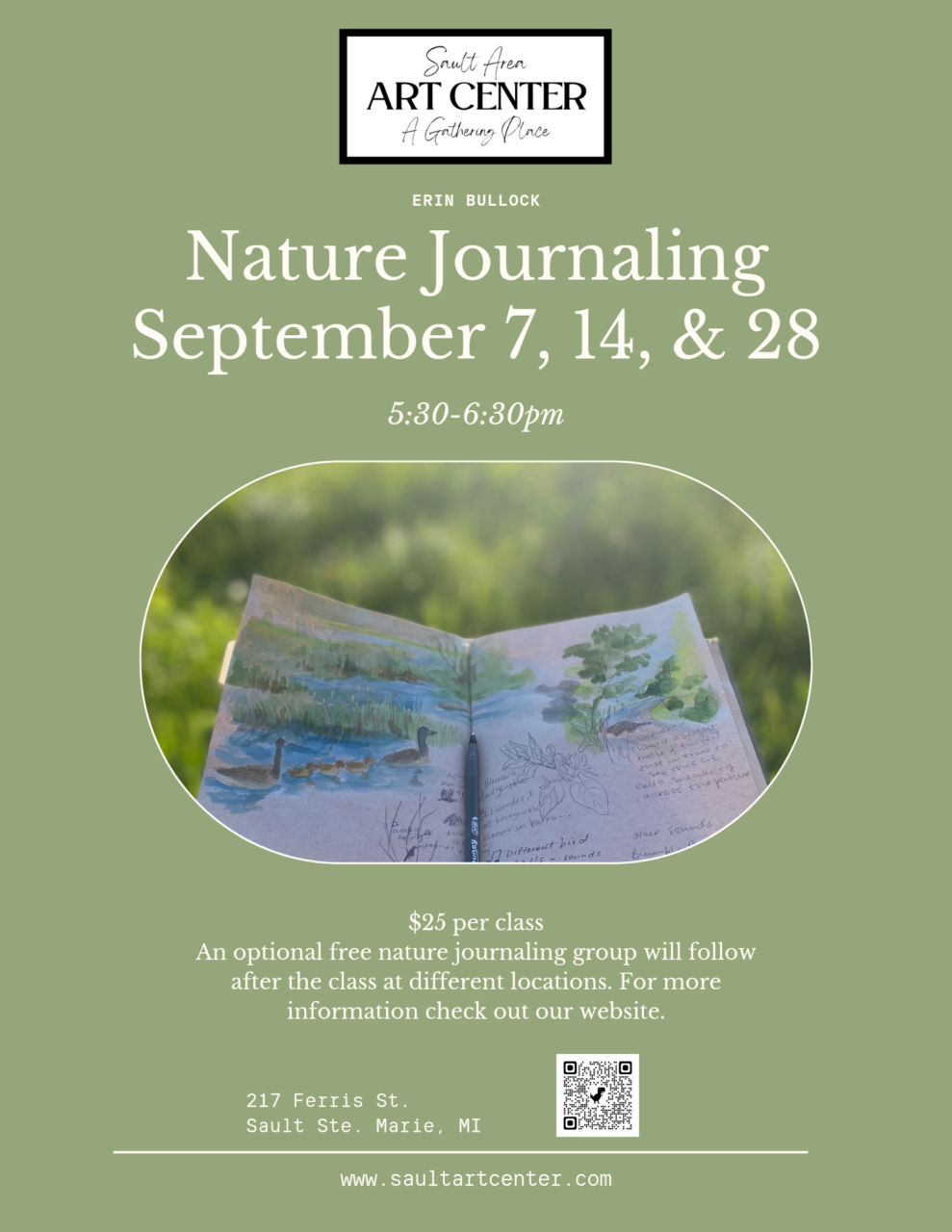 nature journaling poster