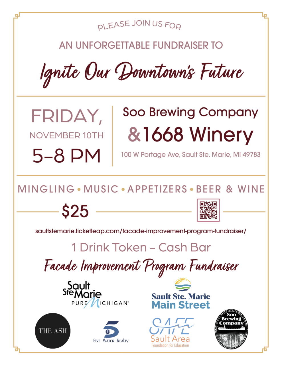 Ignite our City's Future, facade grant fundraiser
