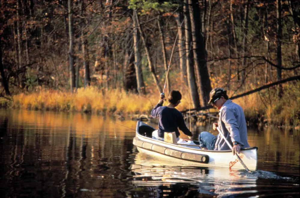 Fishing on the Tahquamenon River