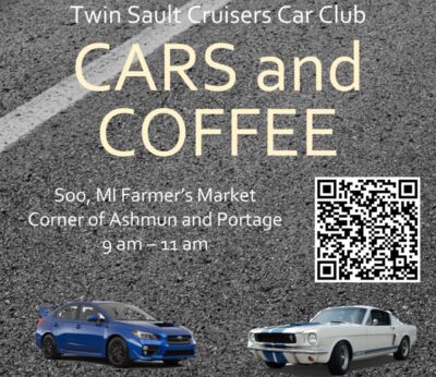 Twin Sault Cruisers Car Club: Cars & Coffee - Sault Ste Marie CVB