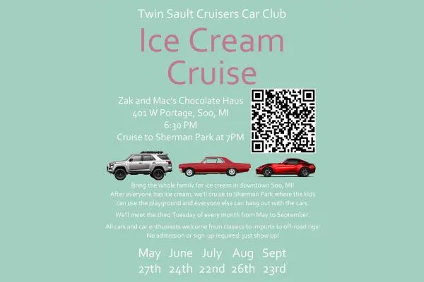 Ice Cream Cruise Flyer