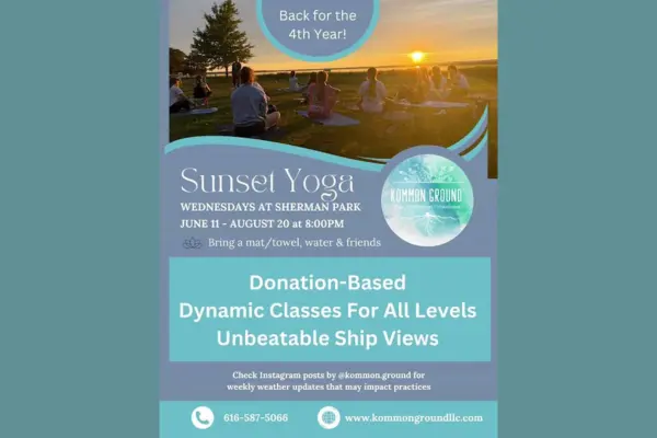 Sunset Yoga Flyer