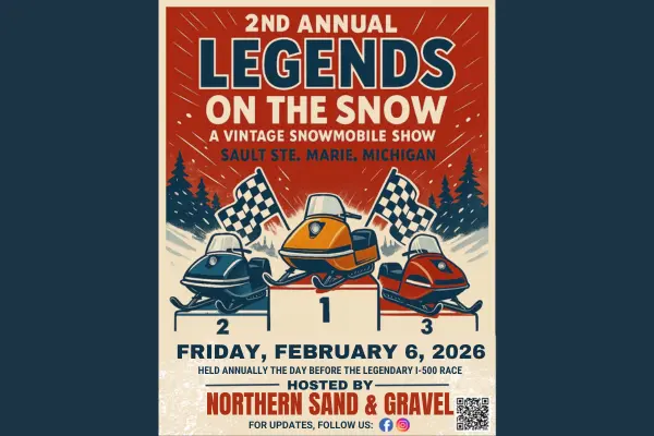 Vintage Snowmobile Show Flyer